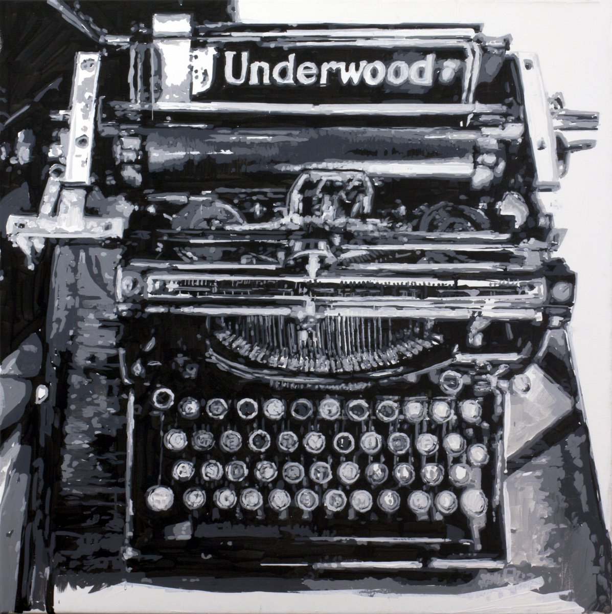 Grandfather’s typewriter by Alexandr Klemens