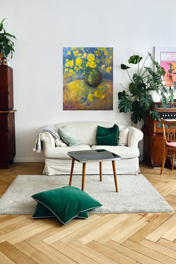 Yellow Chrysanthemums