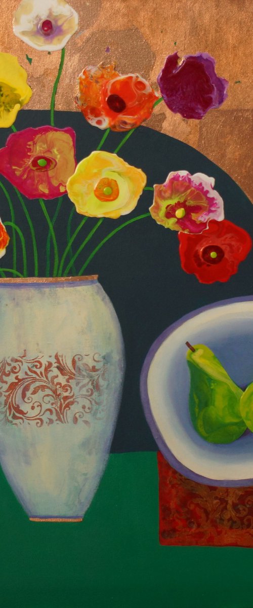 Petals and Pears by Sandra Michele Knight