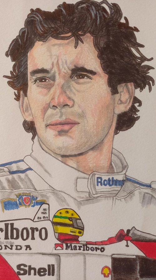 Ayrton Senna by Paul Nelson-Esch