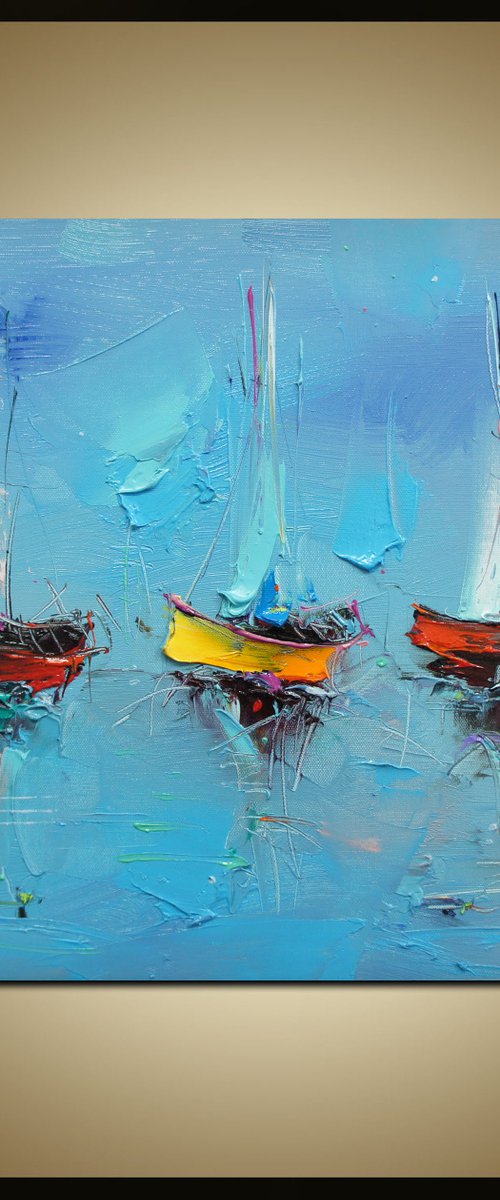 Blue day,  Oil Painting by Stanislav Lazarov