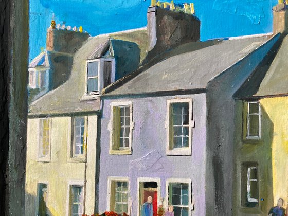 Scottish Houses In The Sun