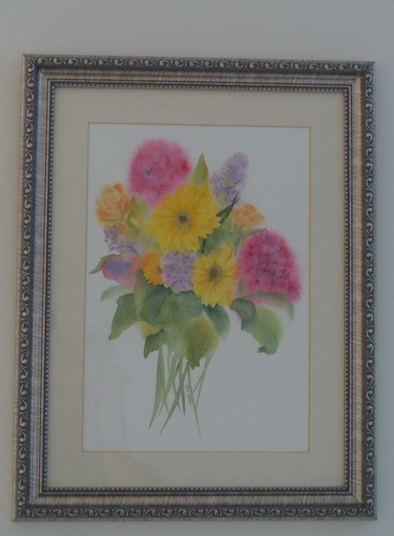 Summer Bouquet - Original Watercolour