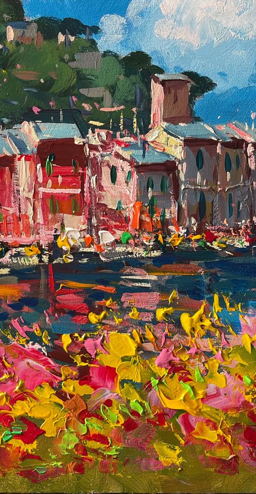 Portofino Harbor by Agostino Veroni