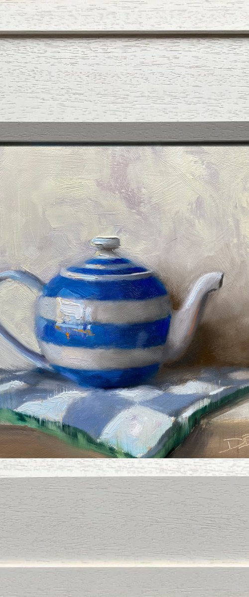 Stripy Teapot by David Barber