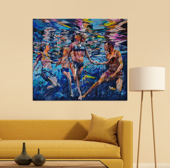 Between water and air