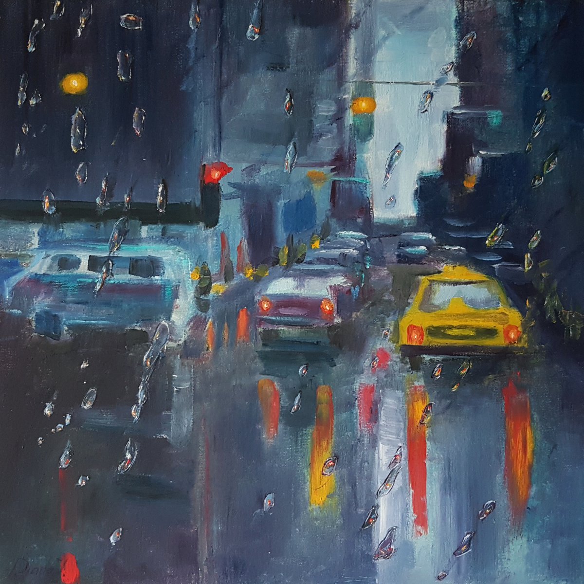 The City In Rain by Diana Janson