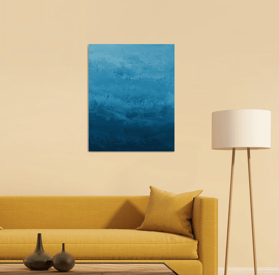 Serenity Blue - Modern Color Field Abstract