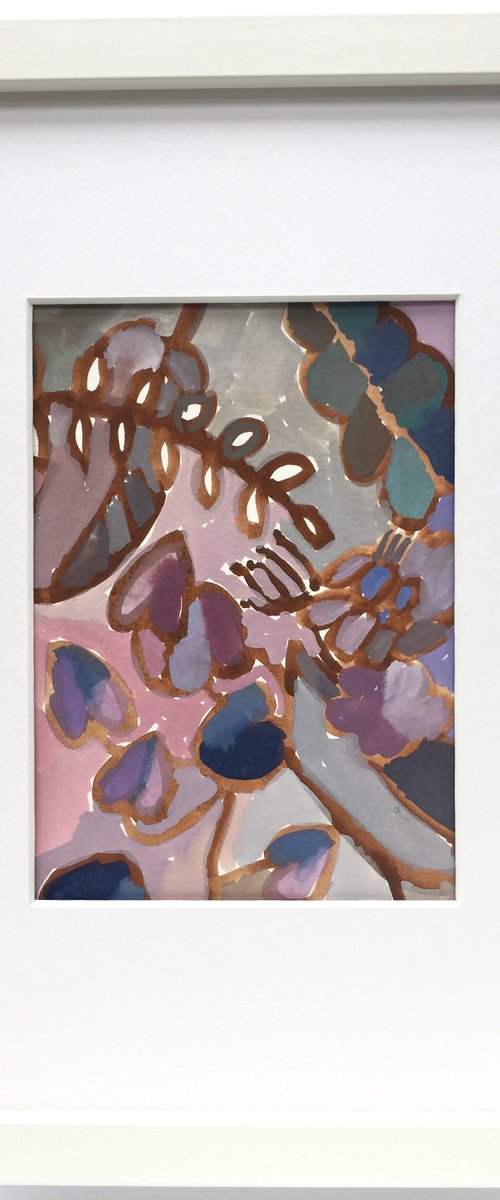 FLOWERS STILL LIFE 6. (framed) by LENKA STASTNA
