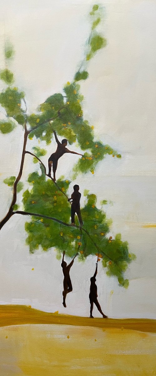 Tangerines on the willow by Romuald Mulk Musiolik