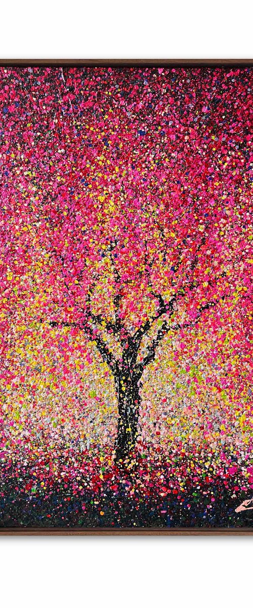 Pink Serenity - framed by Nadiia Antoniuk