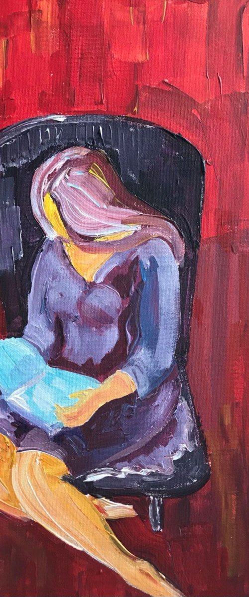 Black chair by Tetiana Pchelnykova