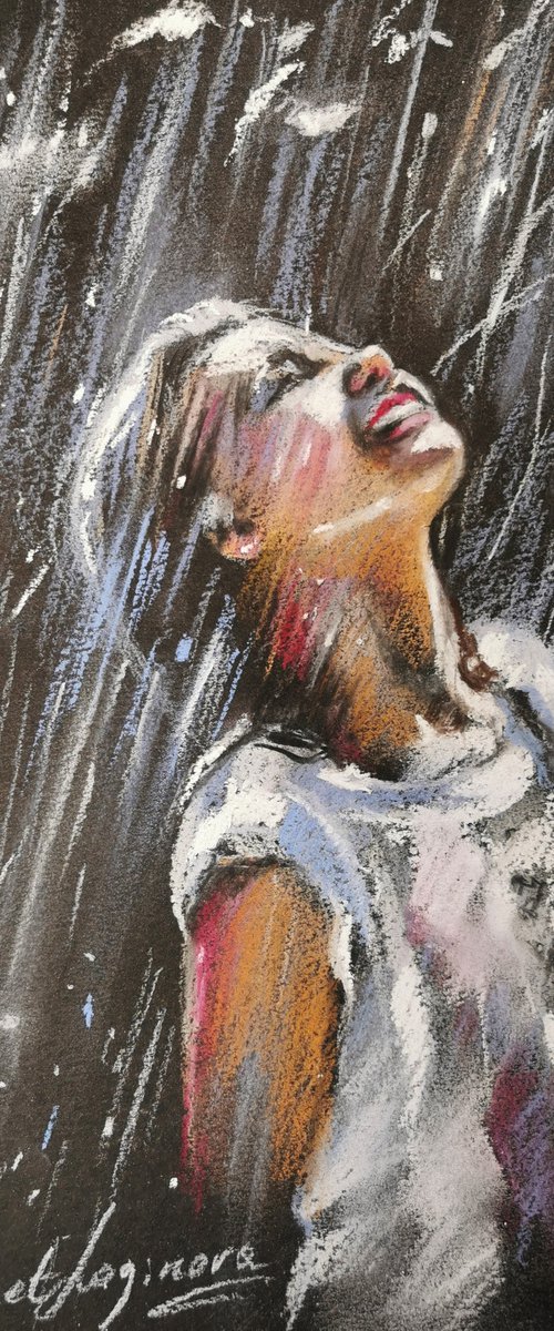 Original soft pastel painting by Annet Loginova