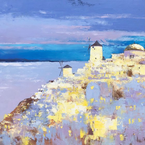 Santorini. Evening
