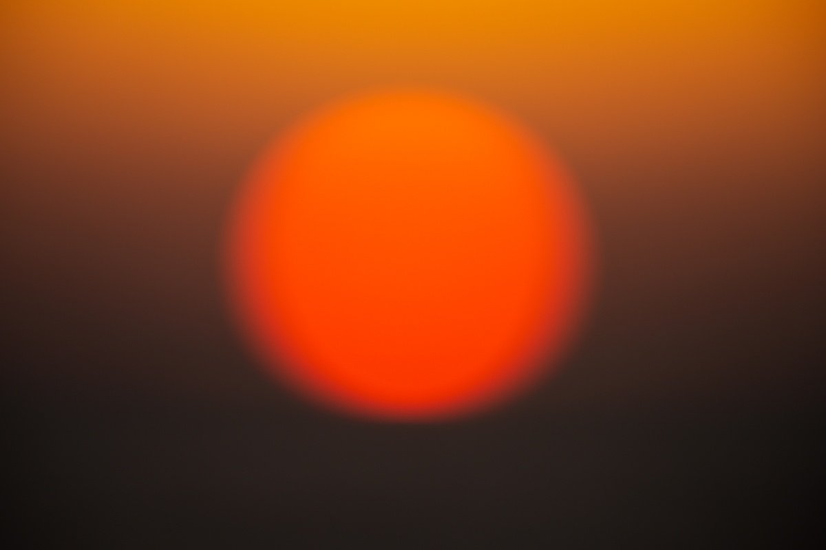 Landscape Photograph By Tal Paz-Fridman, 22 X 16", A Farewell To Day 2.2, Original Artwork