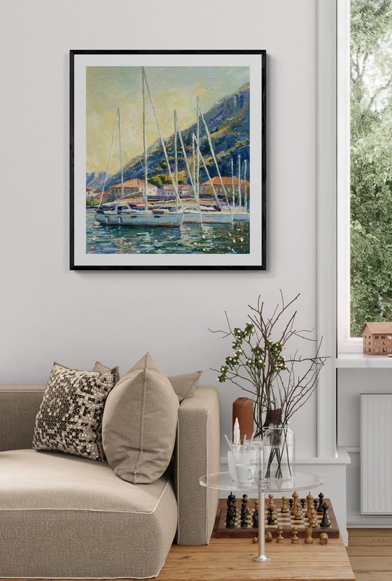 "Yachts at the berth"