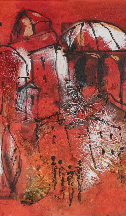 red italian landscape by Sonja Zeltner-Müller