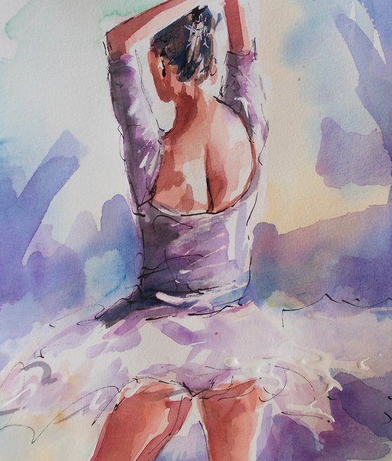 Ballerina  Watercolor Series