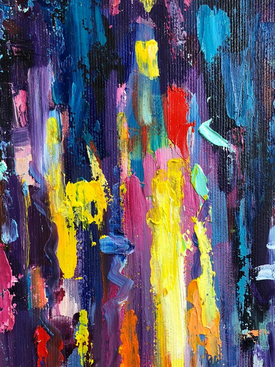 London Rainy Evening Stroll