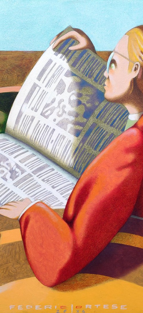 The morning newspaper by Federico Cortese
