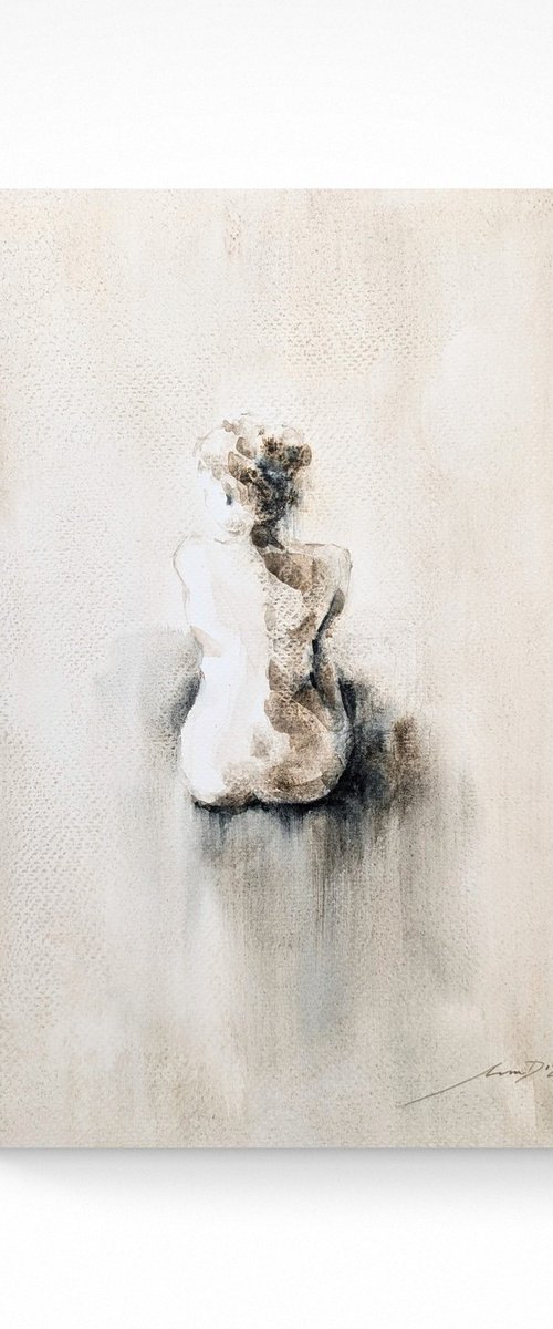 diptych "nude girls" by Yana Dulger
