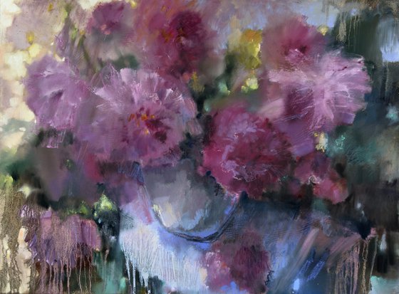 Abstract flowers, a touch of understatement
