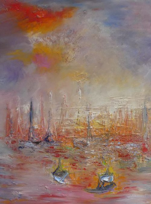 Harbour Lights by Lesley Blackburn