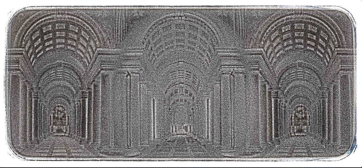  Ga#344 Palazzo Spada #2 By Mattia Paoli, 85 X 39, Artwork For Sale On Artfinder