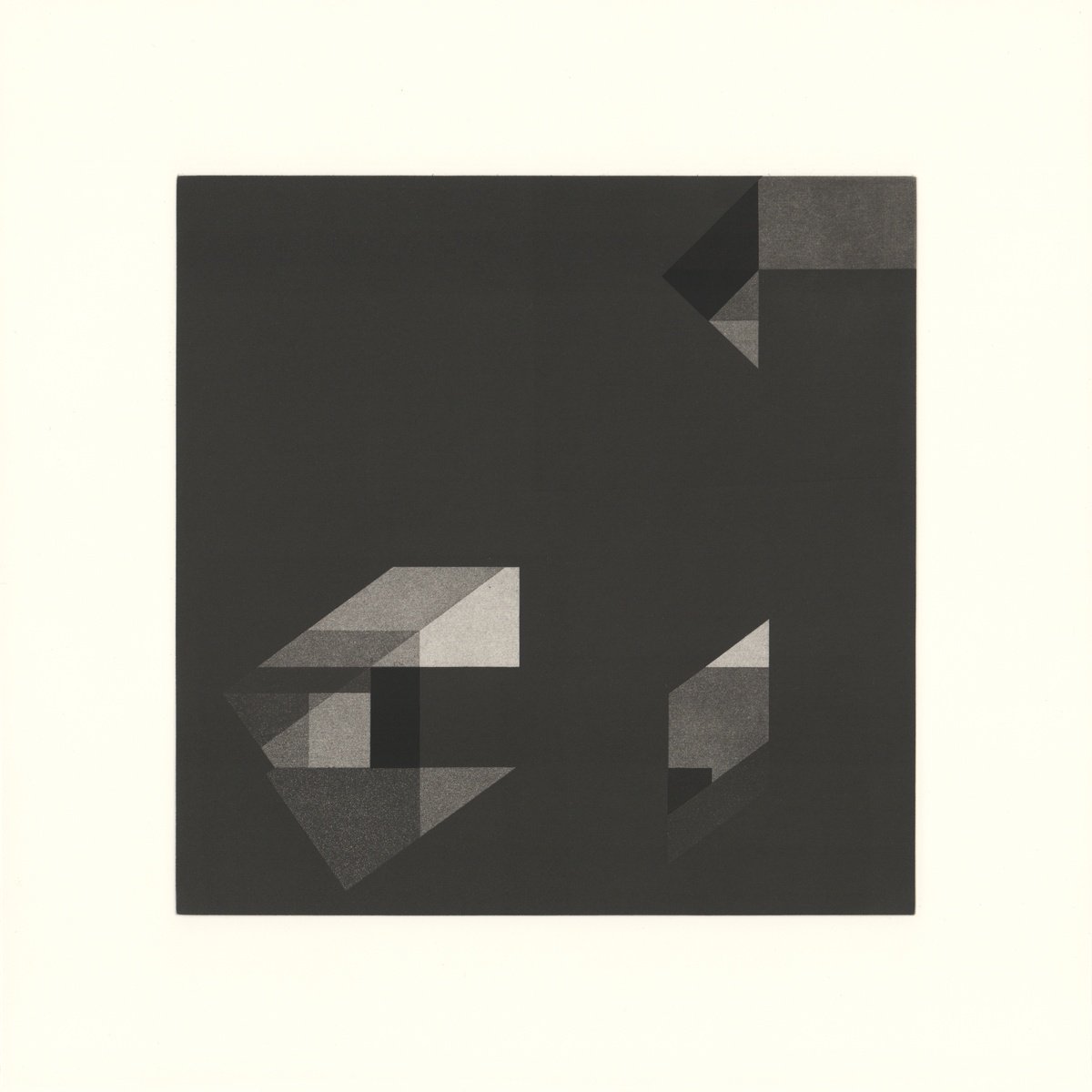 Geometric Abstract Etchings & Engravings By Richard Marsden, 17 X 17", Heliosphan, Original Artwork