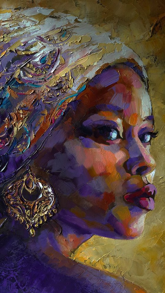 Exotics - abstract portrait african girl