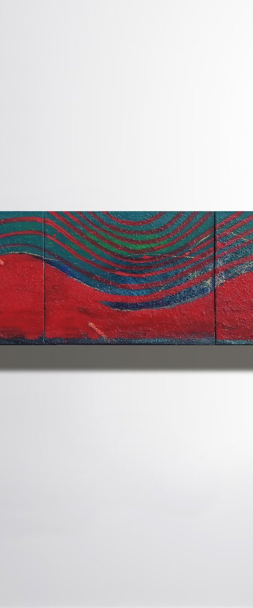 "The moon" polyptych by Marya