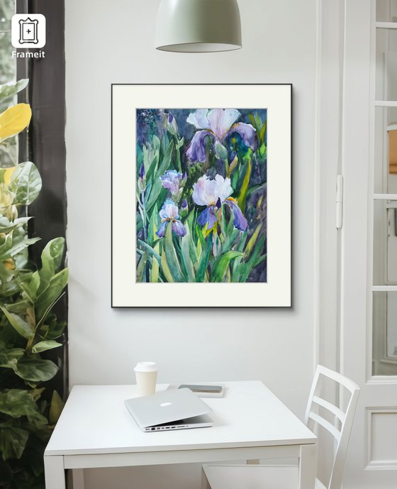 Charming irises