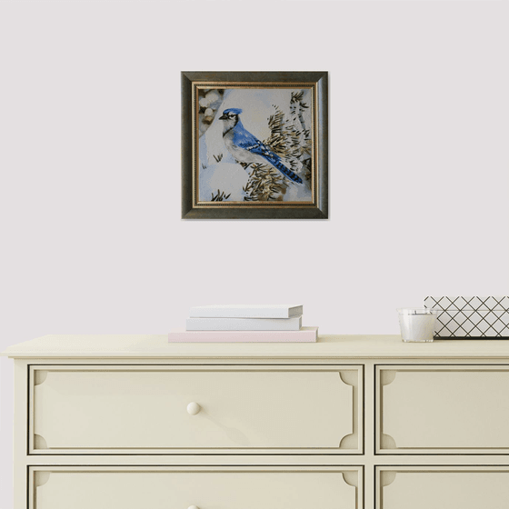 White bird Painting on Canvas