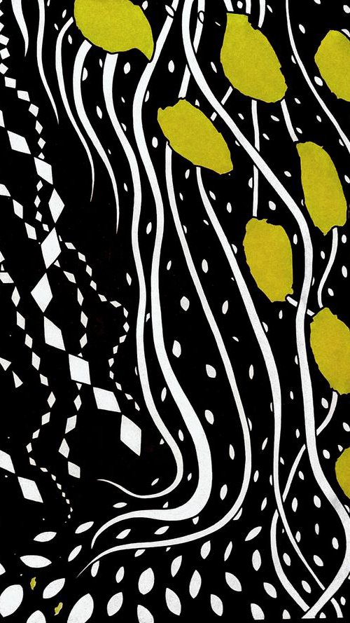 How deep is the sea! #5 (205 x 155 x 0,1cm) by Riccardo Ticco Capparella
