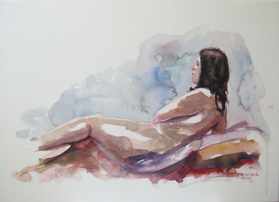 reclining nude