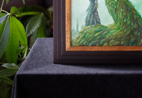 Untamed - oil painting (framed)