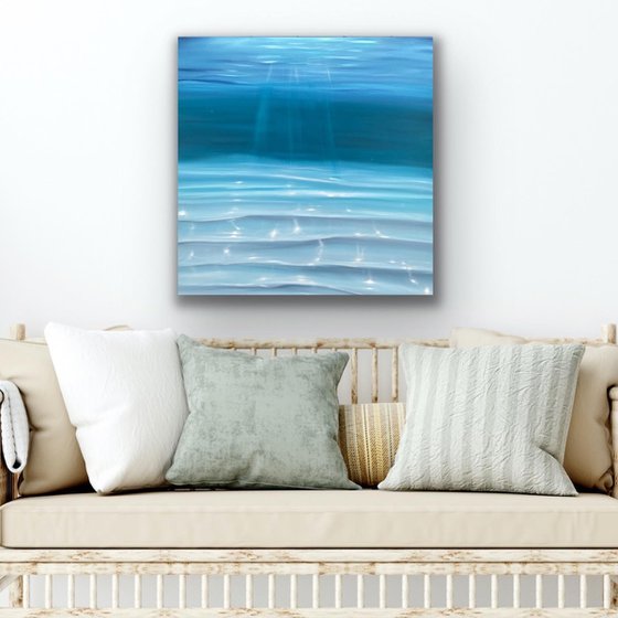 Refreshed - tropical seascape abstract