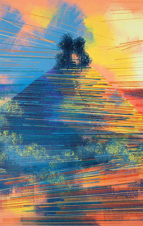 Colmer's Hill At Sunset by Marc Todd