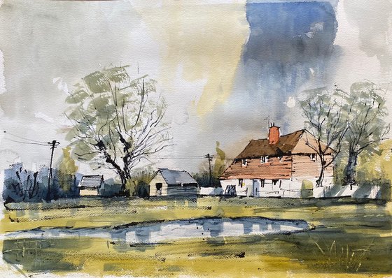 Sussex farmhouse…