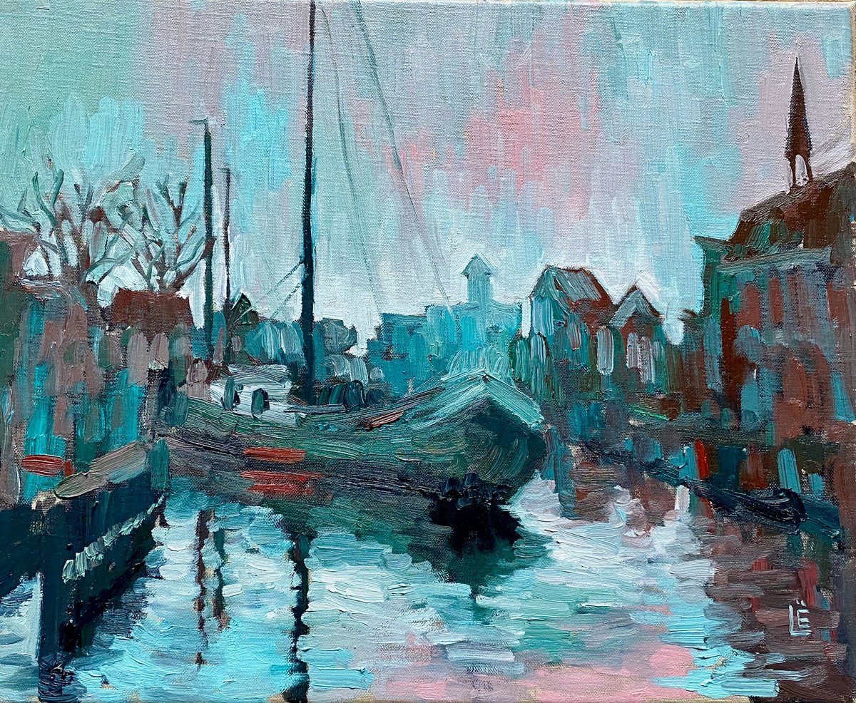 Leiden port by Anastasiia Levina