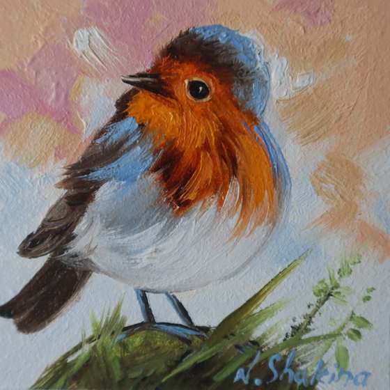 Two Robins Miniature Set