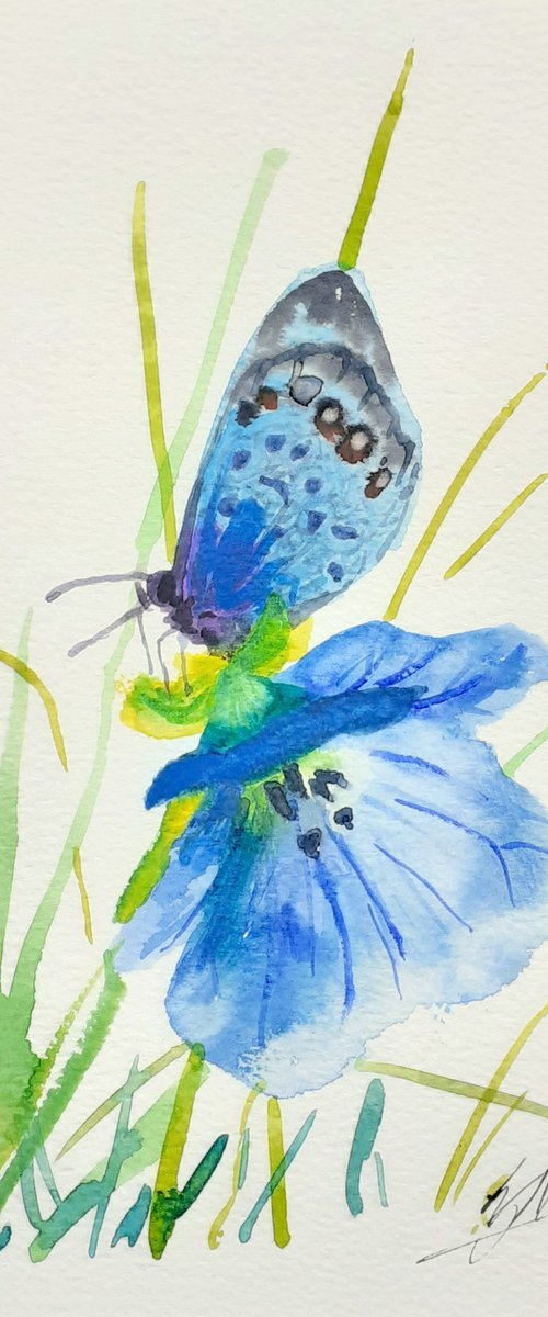 Blue on Blue by Lisa Mann