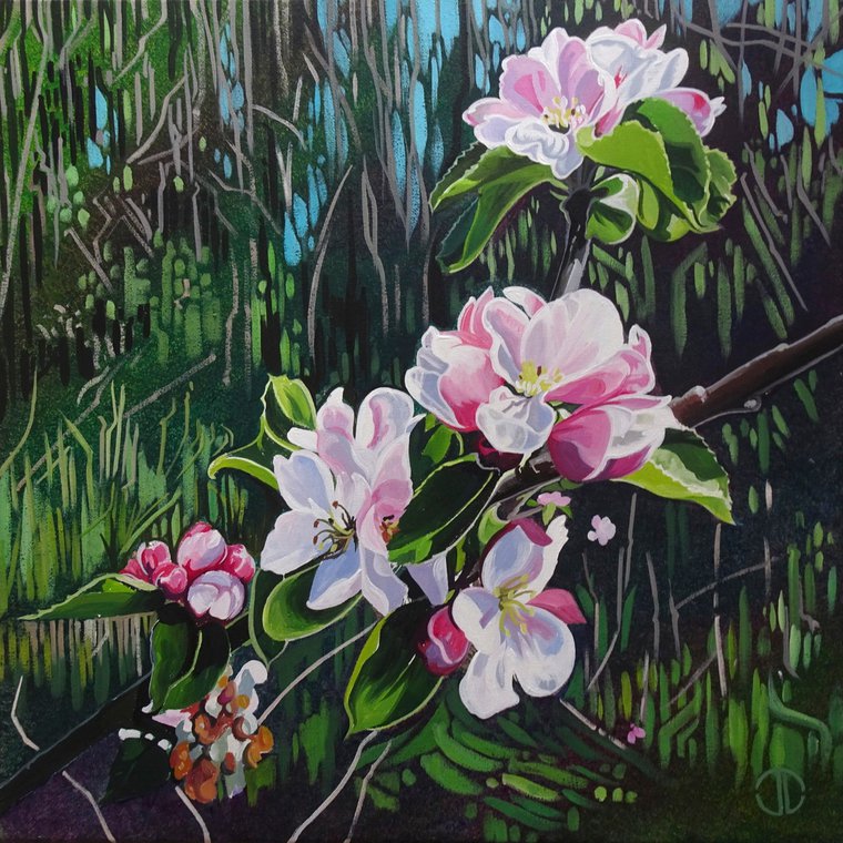 Results For Apple Blossom Flowers Painting In Art Artfinder