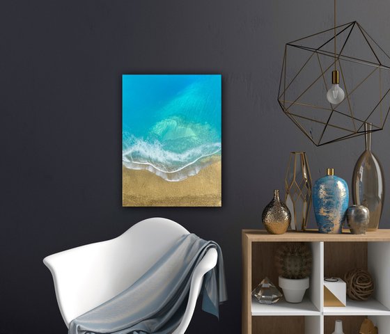 Peaceful beach - Ocean painting