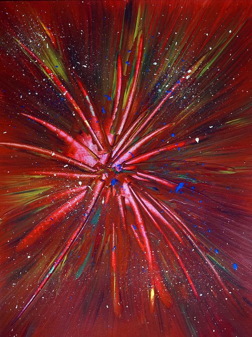 Flowerbed Fireworks 10 by Richard Vloemans