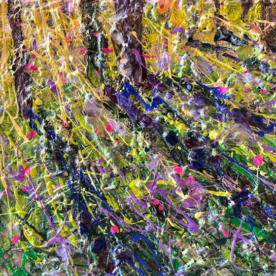 Spring Forest day - framed