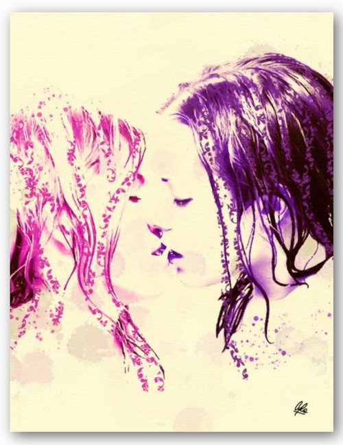 THE KISS | 2013 | Digital Artwork printed on Photographic Paper | High Quality | Limited Edition of 10 | Simone Morana Cyla | 30 X 40 cm | Published | by Simone Morana Cyla