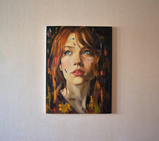 Contemporary woman portrait