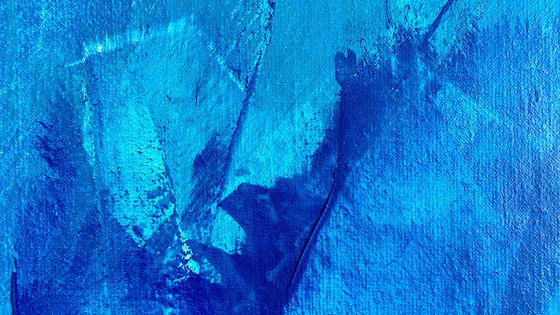 Blue abstract 3424 set 2