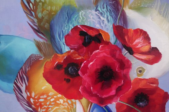 "Still life with poppies"